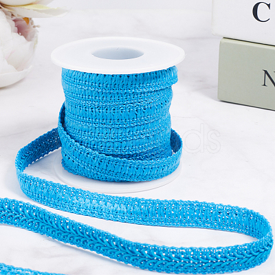 10Yards Polyester Lace Trim Ribbon OCOR-GF0004-83C-1
