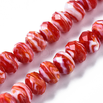 Handmade Lampwork Beads Strands LAMP-T007-12C-1