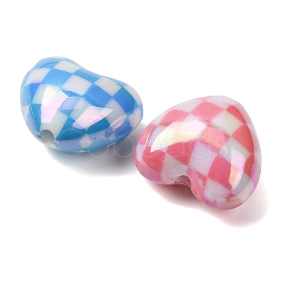 UV Plating Opaque Acrylic Beads AC-CBA8339-01B-1