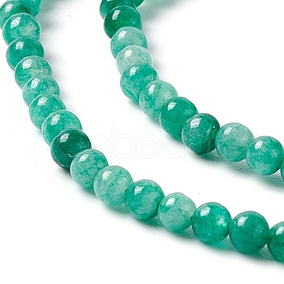 Natural White Jade Beads Strands G-C247-02D-1