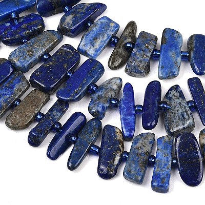 Natural Lapis Lazuli Beads Strands G-K393-B05-1