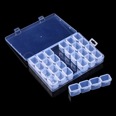 Rectangle Polypropylene(PP) Bead Storage Containers CON-Q040-001-1