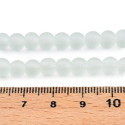 Baking Paint Transparent Glass Bead Strands GLAA-S031-12mm-29-1