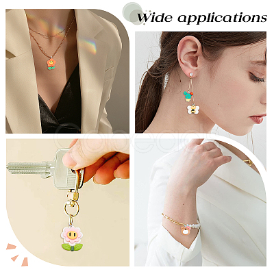 36Pcs 12 Style Resin Pendants RESI-SC0002-14-1