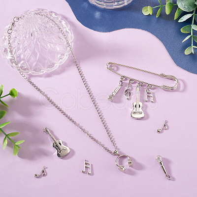 12Pcs 6 Styles Brass Pendants FIND-TA0008-88P-1