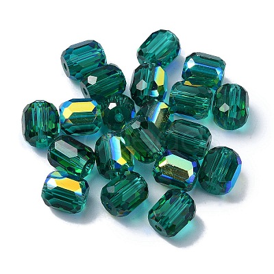 AB Color Plated Glass Beads GLAA-F108-12B-M-1