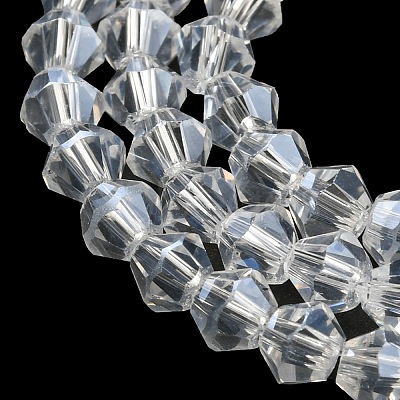 Transparent Electroplate Glass Beads Strands EGLA-A039-T3mm-A13-1