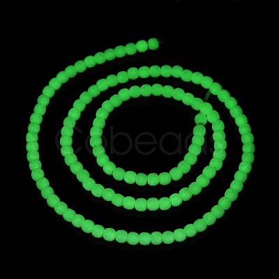 Luminous Glass Bead Strands X-GLAA-H018-01B-1