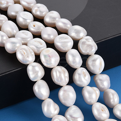 Natural Keshi Pearl Beads Strands PEAR-S020-X01-1