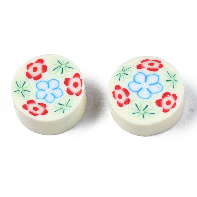 Handmade Polymer Clay Beads CLAY-N008-039L-1