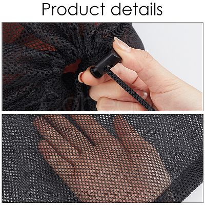 2Pcs Polyester Drawstring Clothing Storage Bags ABAG-GF0001-49A-1
