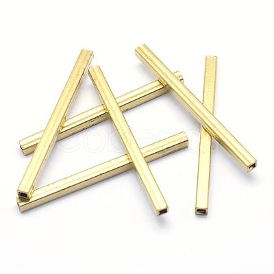 Brass Tube Beads KK-A143-29C-RS-1