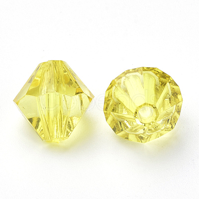 Transparent Acrylic Beads TACR-S146-6mm-09-1