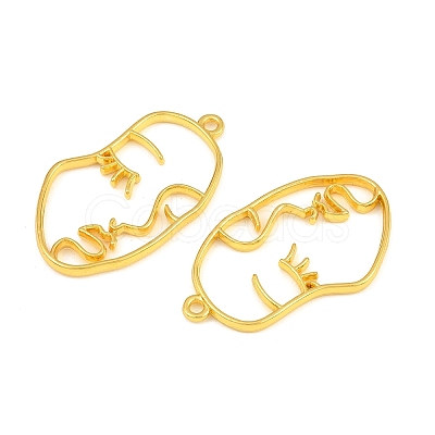 Alloy Open Back Bezel Pendants X-PALLOY-I197-12G-1