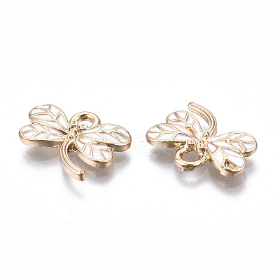 Light Gold Plated Alloy Pendants ENAM-T009-69E-RS-1