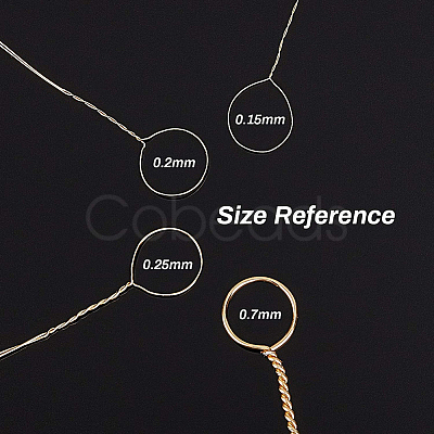 Round Copper Wire for Jewelry Making CWIR-BC0004-0.15mm-07-1