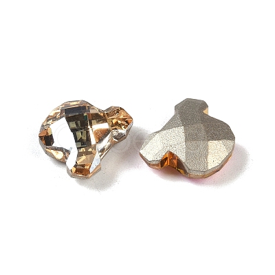 Glass Rhinestone Cabochons GLAA-A013-03M-1
