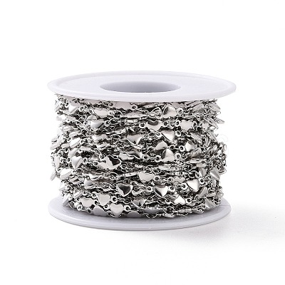 Tarnish Resistant 304 Stainless Steel Link Chains CHS-P007-10P-1