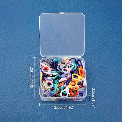 Plastic Lobster Claw Clasps KY-FH0001-02-1