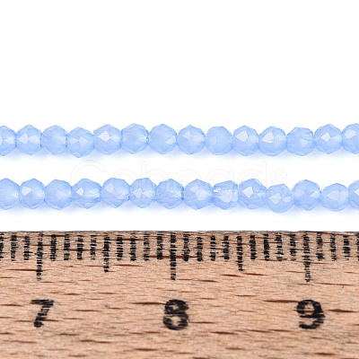 Imitation Jade Glass Beads Strands GLAA-T028-4mm-11-1