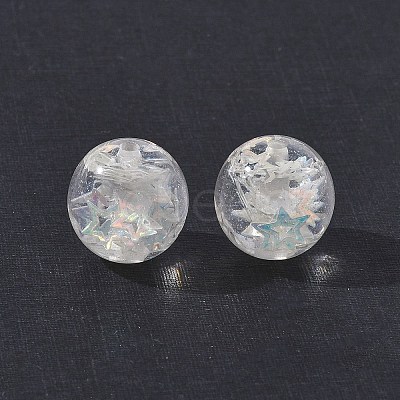 Luminous Transparent Resin Beads RESI-F073-03A-1