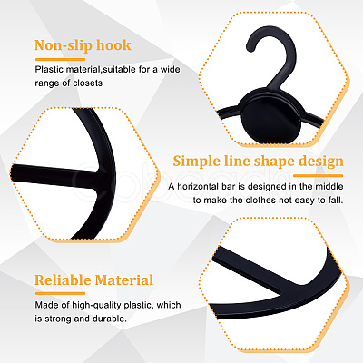 Plastic Scarf Display Hangers AJEW-WH0504-67B-1