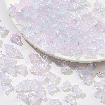 Baking Paint Transparent Glass Beads LS-GLAA-TAC0008-22-1