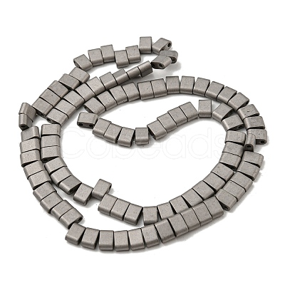 Electroplated Non-magnetic Synthetic Hematite Beads Strands G-C106-B01-11B-1