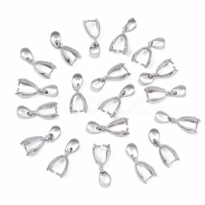 20Pcs Brass Pinch Bails KK-YW0003-44P-1