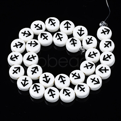 Handmade Porcelain Ceramic Beads Strands PORC-S502-032C-1