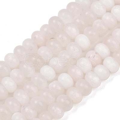 Natural Selenite Beads Strands G-L647-D01-4x6mm-1