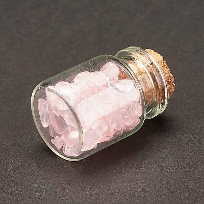 Transparent Glass Wishing Bottle Decoration LS-DJEW-A001-01A-07-1