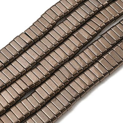 Electroplated Non-magnetic Synthetic Hematite Beads Strands G-C106-B02-09A-1