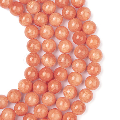 Natural Mashan Jade Beads Strands DJAD-10D-18-2-1