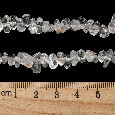 Natural Quartz Crystal Chip Beads Strands G-M205-01A-1