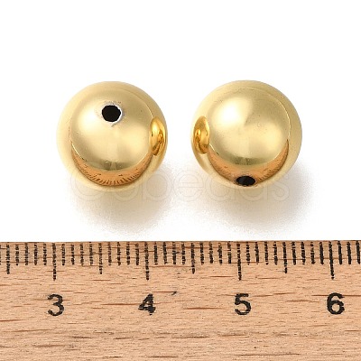 Rack Plating Brass Beads KK-K373-08H-G-1
