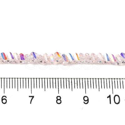 Transparent Glass Beads Strands EGLA-P061-04A-AB06-1