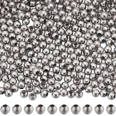 304 Stainless Steel Round Seamed Beads STAS-SC0006-95A-1