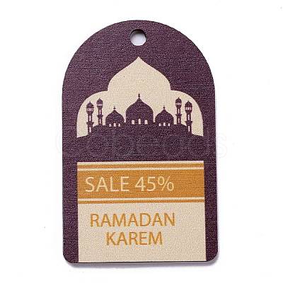 Ramadan Theme Wood Pendants WOOD-C011-06D-1