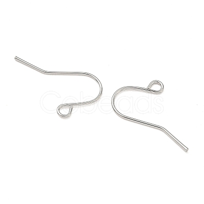 SHEGRACE Brass French Hooks with Loop XGR0002P-02P-1