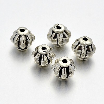 Tibetan Style Alloy Lantern Beads PALLOY-E381-20AS-NR-1