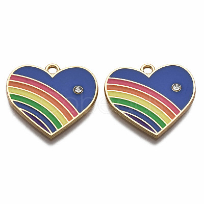 Alloy Enamel Pendants LS-ENAM-T011-108D-NR-1