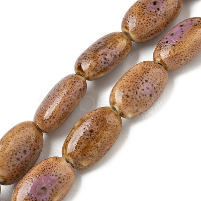 Handmade Porcelain Beads Strands PORC-B002-18A-1
