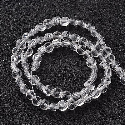 Glass Beads Strands EGLA-J137-6mm-A-01-1