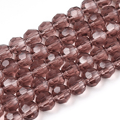 Glass Beads Strands EGLA-J042-4mm-06-1