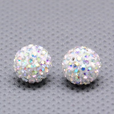 Czech Glass Rhinestones Beads RB-E482-8mm-101-1