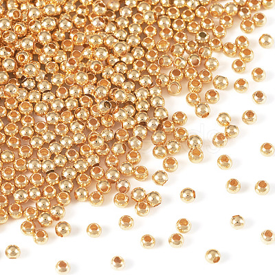 Rack Plating Brass Beads KK-TA0001-88G-01-1