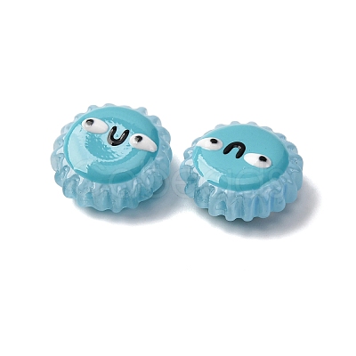 Fuuny Baking Paint Glass Enamel Beads LAMP-Q045-01D-1