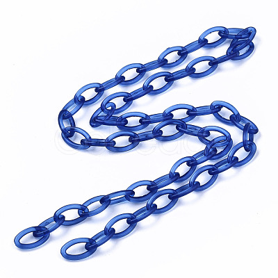 Handmade Transparent ABS Plastic Cable Chains X-KY-S166-001A-1