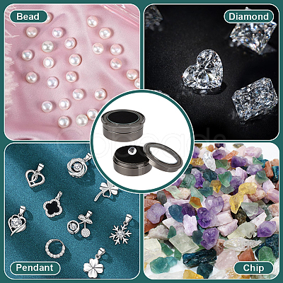 Alloy Loose Diamond Boxes CON-WH0104-11B-B-1
